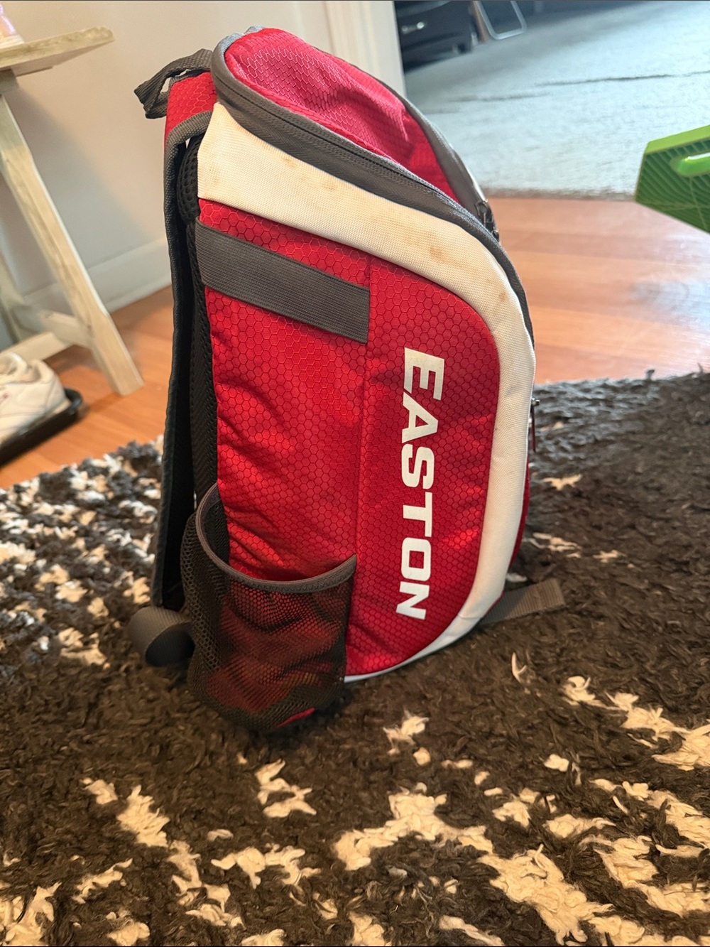 Easton Red and White Kids Sport Backpack